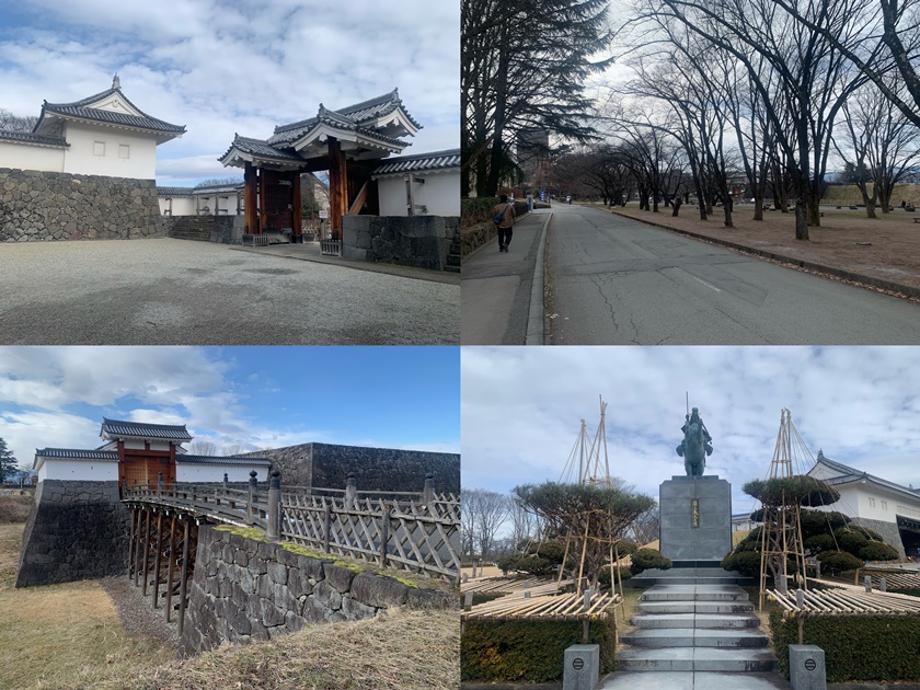 霞城公園の様子を撮影した写真