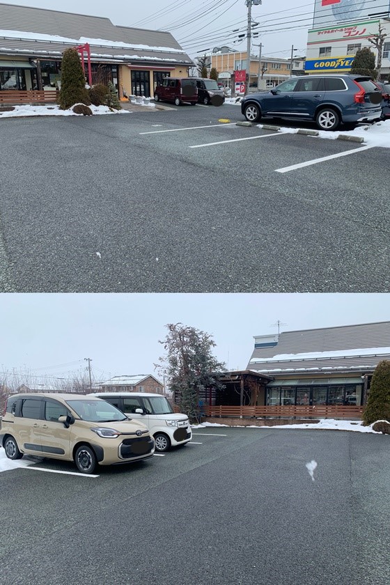 ラ・プロバンス松見町店駐車場を撮影した写真